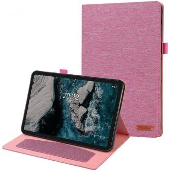 Soft TPU Back Cover for Nokia T20 10.4 Tablet with Cowboy Flip Stand