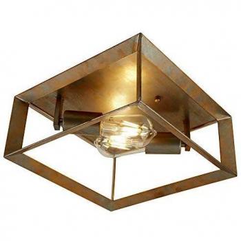 Searchlight Heaton 2 Light Flush Ceiling Light