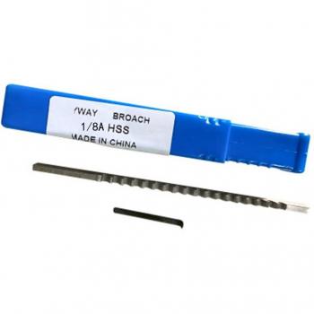 Broche à clé 1/8 A HSS pour routeur CNC, outil de coupe métal
