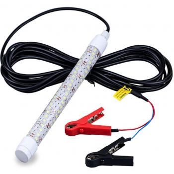IP68 Waterproof Underwater Fishing Light 20W DC 12V 6M Cable