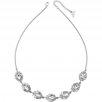 Fiorelli Women's Silver Crystal Length Necklace – 51 cm