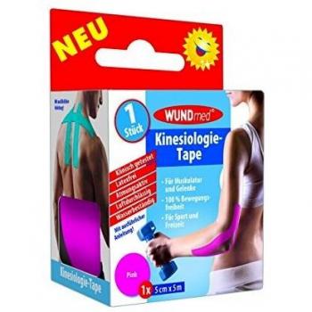 WUNDmed Kinesiologie Tape 5 cm x 5 m pink 1 Stück