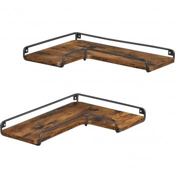 Wandregal L-Form, 2er Set für Wohnzimmer