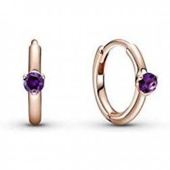Aretes Pandora Rose Morado 289304C01
