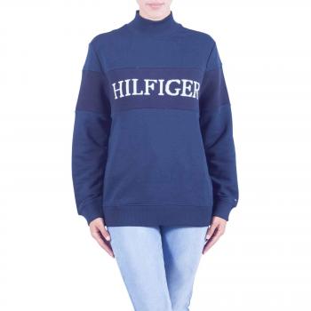 Tommy Hilfiger Damen-Panel-Sweatshirt Laureen in XS – Himmelblau gestrickt