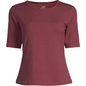 Camiseta Mujer Casall Rosa Soft Rib