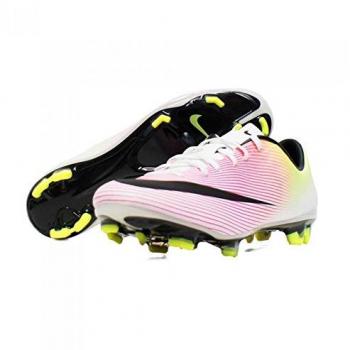Nike MERCURIAL VELOCE II FG, Men's Football Boots, White/Black-Volt-Total Orange