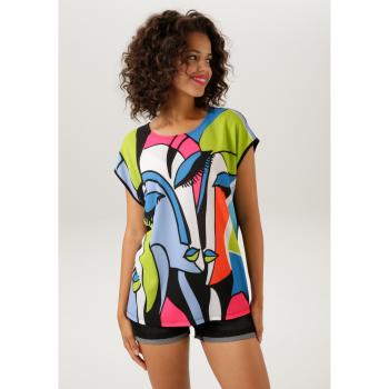 Kunstvolle Shirtbluse ANISTON für Damen