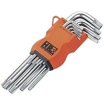 Juego de Llaves Allen Torx Hexagonal HR 9 Piezas