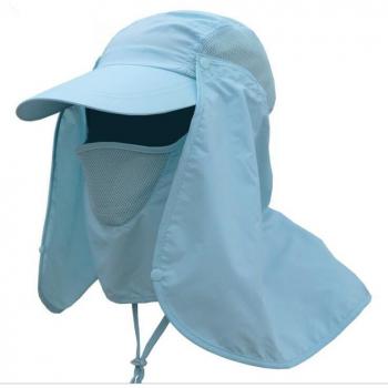 UV Protection Sun Cap with Neck and Face Mask for Summer