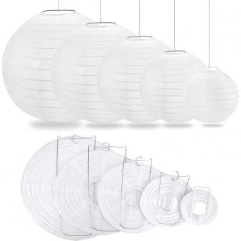 Decoración Navideña de Papeles Blancos 30 Unidades