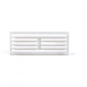 Timloc 1207W White Mesh Ventilation Grille – 242mm x 89mm, 9 rows × 3 columns
