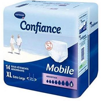 Hartmann Confiance Mobile 8 Gouttes Taille XL 14 Sous-Vêtements Absorbants