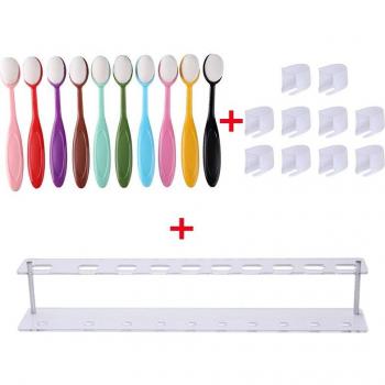 Palette Perfection: Brush Organizer with Display Stand