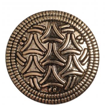Five-Pack Gold-Look Metal Buttons