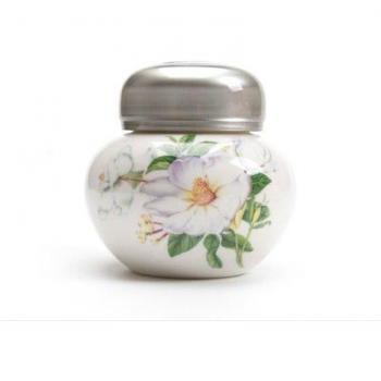 Caja de Té Pu’er Vidriada y Lata Sellada