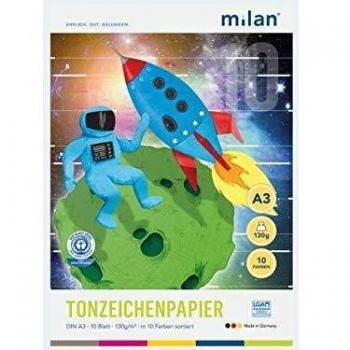 Mila Tonpapier A3 10 Blatt