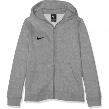 Nike Youth Y Hoodie FZ FLC TM Club19 Sweatshirt, Dark Heather/Dark Steel Grey