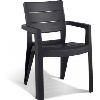 Silla Keter de exterior e interior Ibiza grafito