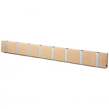Aluminium‑Klapphaken Garderoben-Leiste LoCa Knax 8