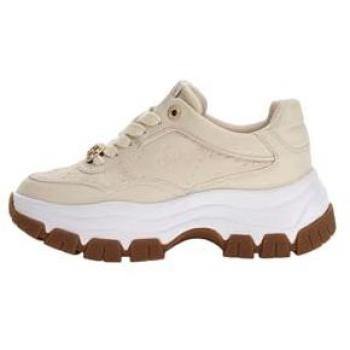 Zapatillas Guess PEL12‑CREAM: Berrett2 en Color Beige, Mujer