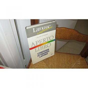 Aperto libro : Citations et pensées latines
