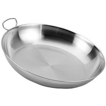 Plato inoxidable para camping Ilsa, 22 cm