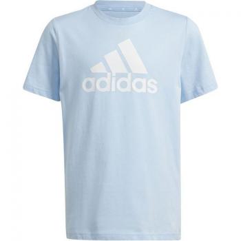 Enfant Adidas Essentials T-Shirt Grand Logo Bleu 7/8 ans