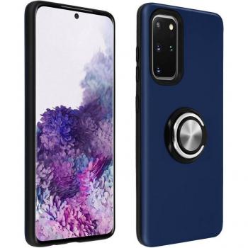 Funda Azul Oscuro con Anilla para Samsung Galaxy S20 Plus