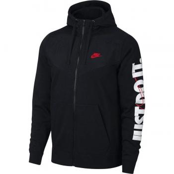 Nike Herren Kapuzenjacke Full-Zip Hbr+, Schwarz, Gr. M