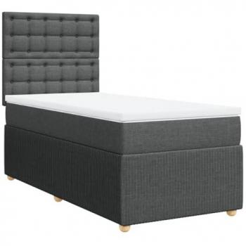 Lova Dark Grey 90x190cm Mattress + Spring Package