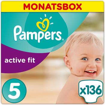 Pampers Active Fit Premium Protection 136 Pannolini Taglia 5