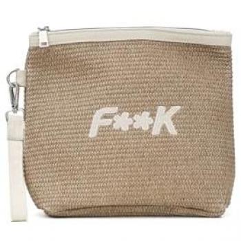 Borsa Shopping F**K Pochette Donna Naturale