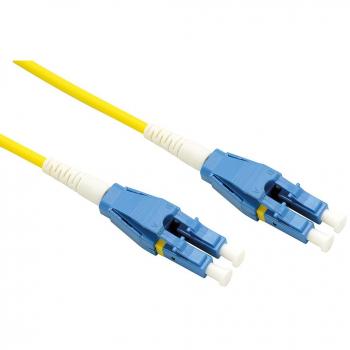 Patch Câble Jaune Os2 Double‑End 9/125 µm LC‑LC – 15 m