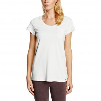 Skiny Damen Schlafanzugoberteil Sleep & Dream, Da. Shirt kurzarm, Gr. 44, Elfenbein