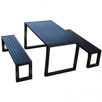 Tables et chaises bois-plastique Rongzhan