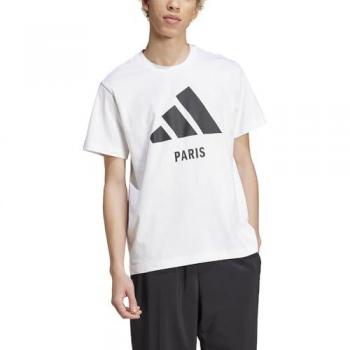 Adidas Paris Men's White Tee