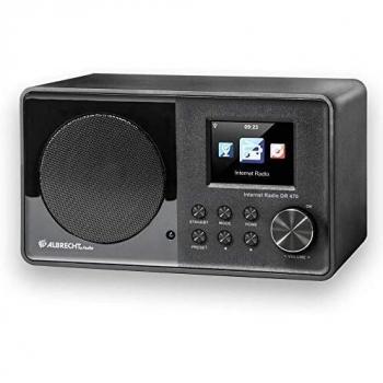 Albrecht DR 470 – Internet/UKW‑Radio, WLAN, DLNA, Aux‑In, schwarz