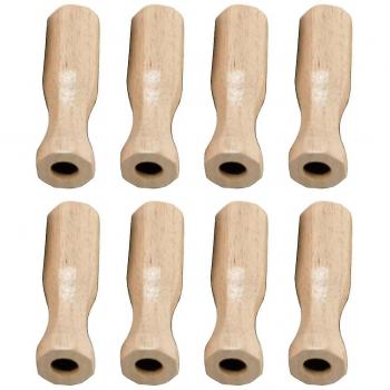8x Asas de Futbolín de Madera