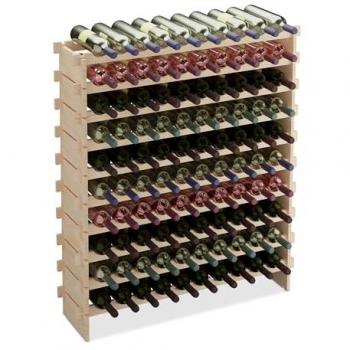Scaffale di Vino Relaxdays – 100 bottiglie, dimensioni 120x103x25 cm