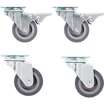 VidaXL 4-Pack Swivel Casters, 50 mm