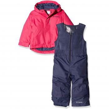 Columbia Kinder Schnee-Set, Jacke und Hose, Buga, Nylon, rosa (cactus pink)