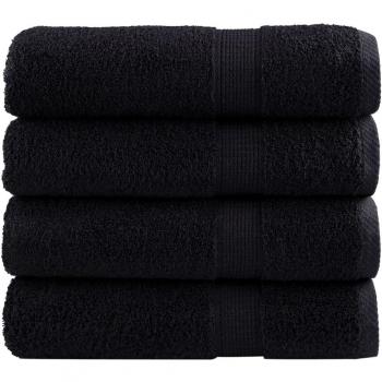 Serviettes de bain SOLUND 4 pcs, 600 g/m² – VidaXL