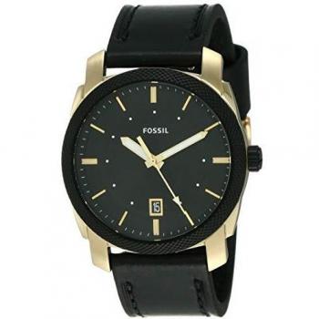 Uomo Orologio Fossil FS5263 con Cinturino in Pelle e Finitura Machine