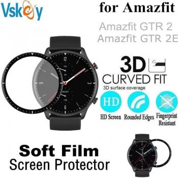 Film de protection 3D incurvé pour Amazfit GTR 2, 10 pièces, protection complète, sans verre trempé