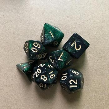 Polyhedral Dice Set for RPG Games