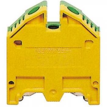 Bloc de jonction Rs Pro Omega – 2 voies, visserie, 25 mm², vert/jaune