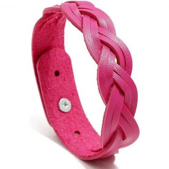 Vielseitiges geflochtenes Lederarmband für Schüler