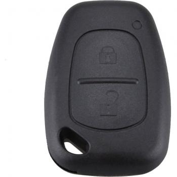 Funda de Reemplazo para Llave de 2 Botones de Renault Traffic, Master, Vivaro, Movano y Kangoo