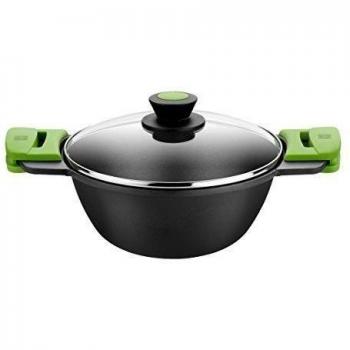 Cacerola cóncava Prior con tapa de cristal